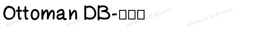 Ottoman DB字体转换